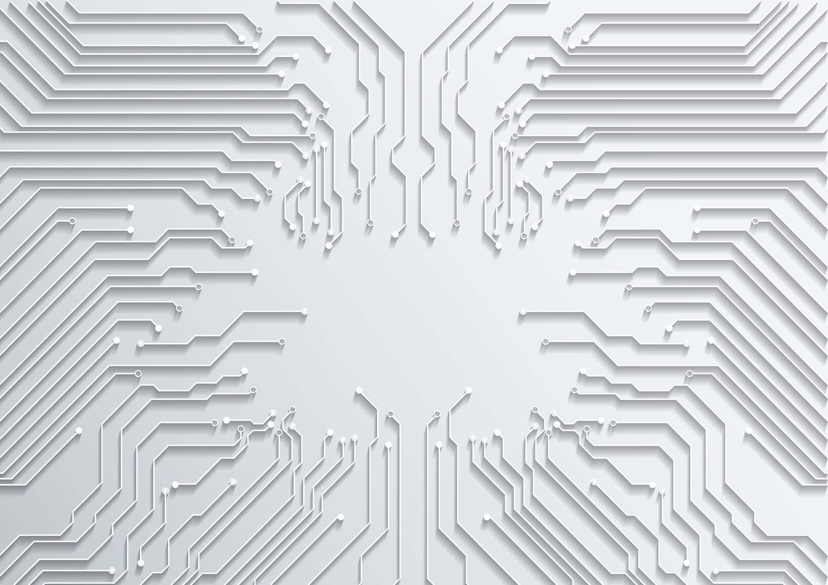 abstract technology background – circuit board texture vector